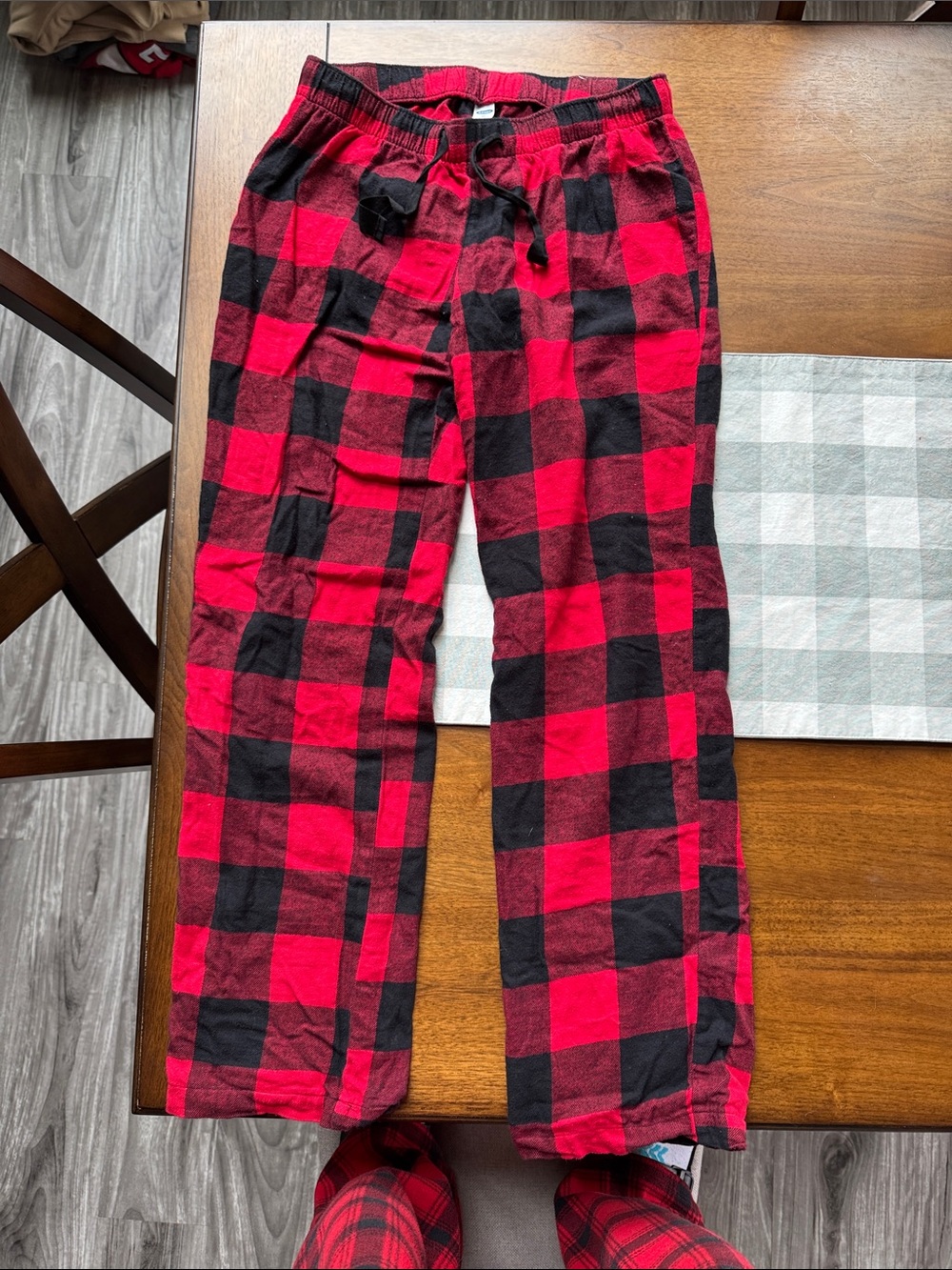 Old Navy Red and Black Buffalo Plaid Lounge Pants